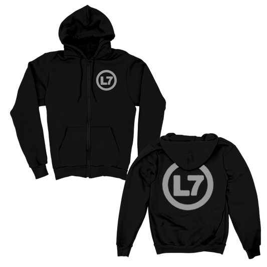 Spray Logo Hoodie (Black)