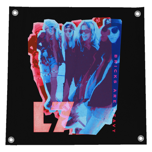 3D Band Wall Flag (Black)